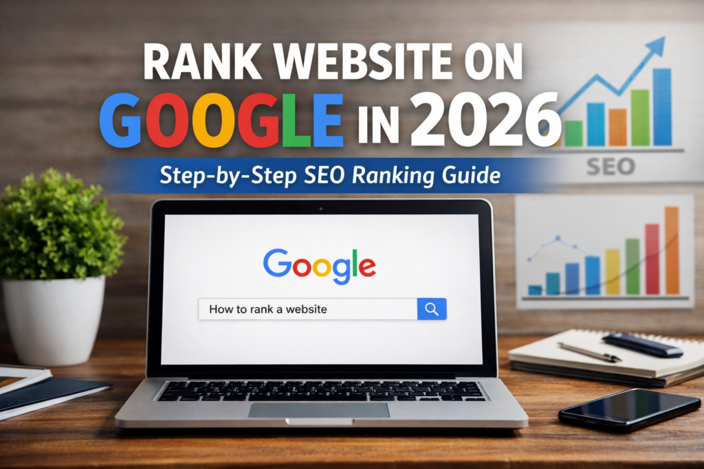 Rank website on Google in 2026 SEO ranking guide